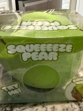 Toymendous Squeeeeze Pear - NWT